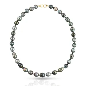 Tahitian Pearl Strand - CIRCLED  44cm  - STNEYGCL0013