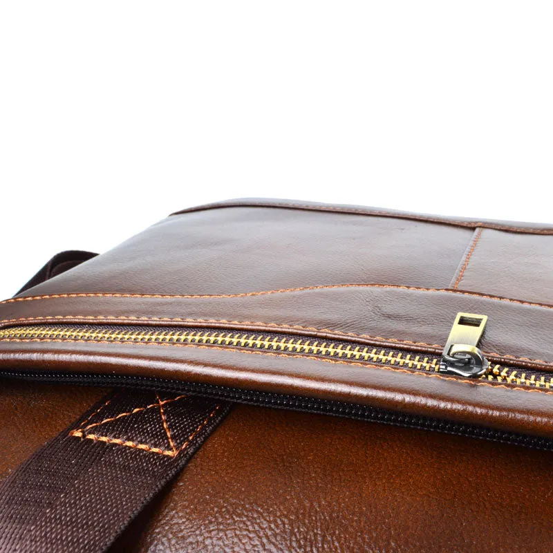 The Explorer Leather Laptop Briefcase