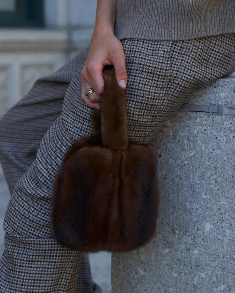 The Meow Mini Mink Fur Bag