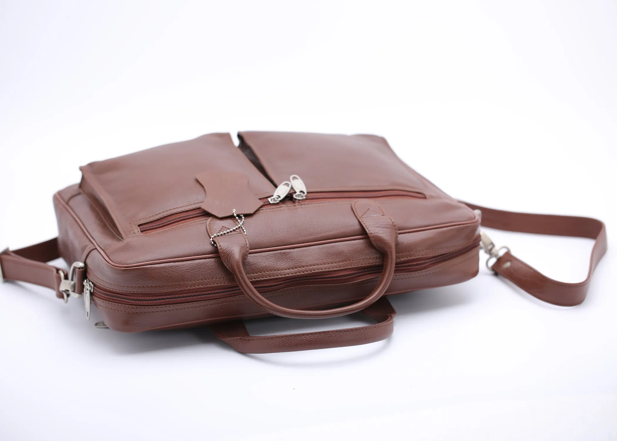 The Ultimate Leather Breifcase Bag-Tan