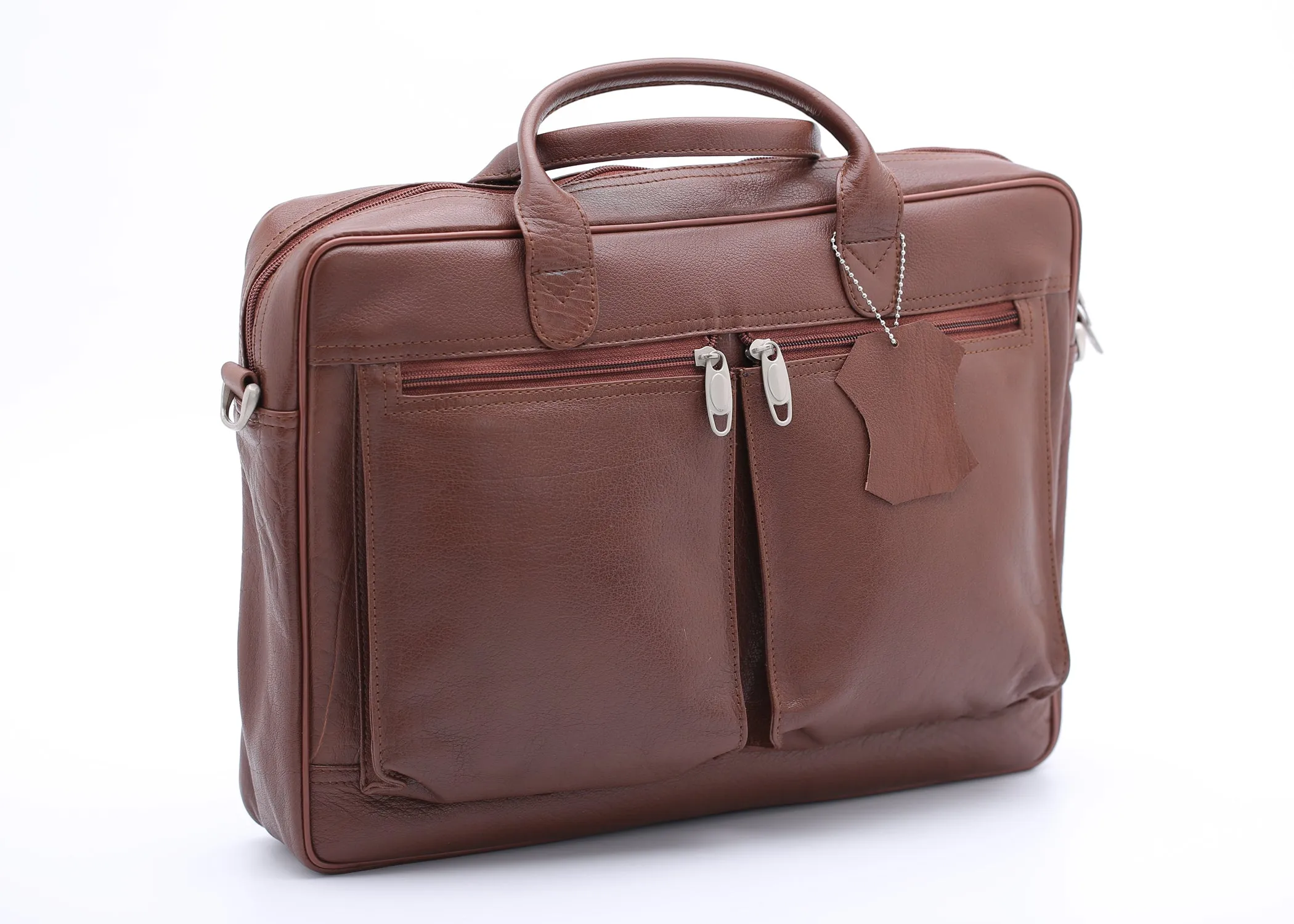 The Ultimate Leather Breifcase Bag-Tan