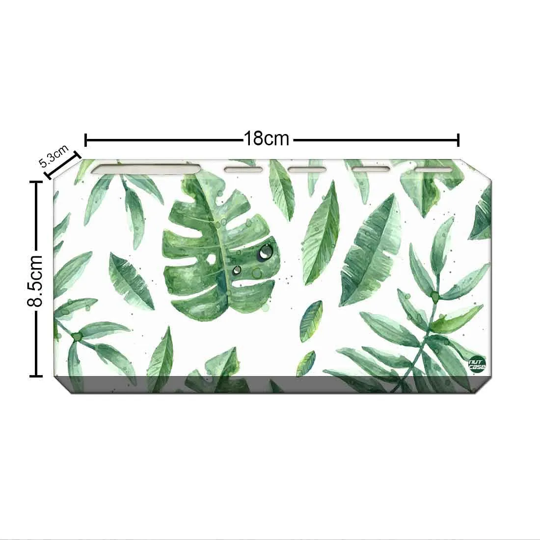 Toothbrush Holder Wall Mounted -  Tropical Leaves