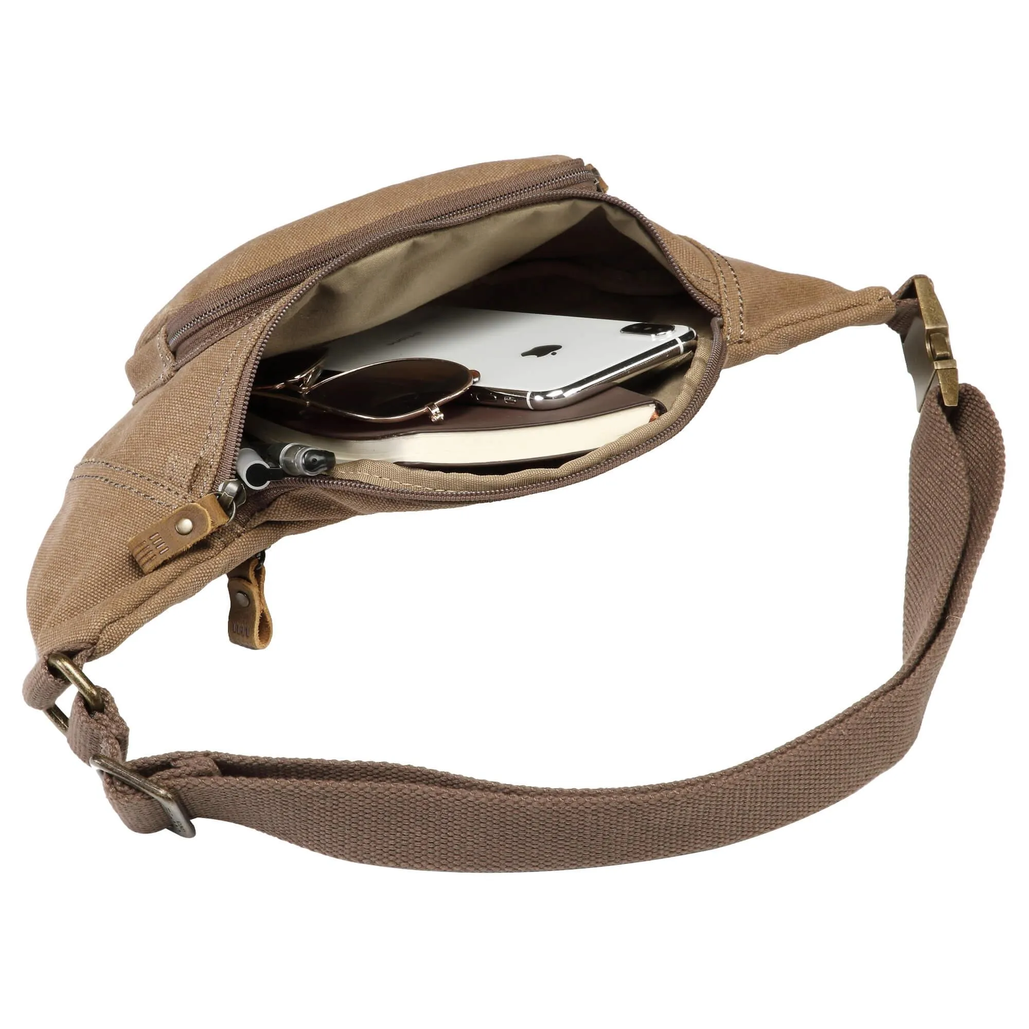 TRP0244 Troop London Classic Canvas Waist Bag