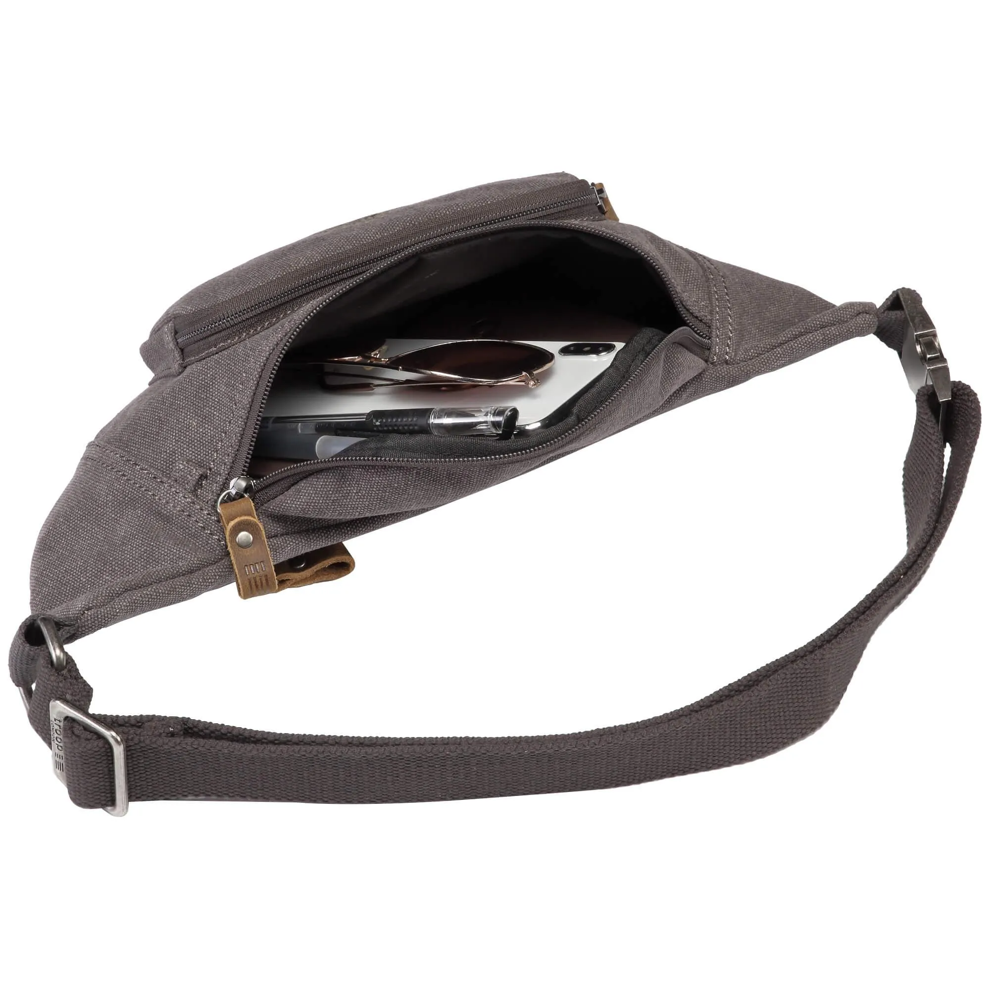 TRP0244 Troop London Classic Canvas Waist Bag