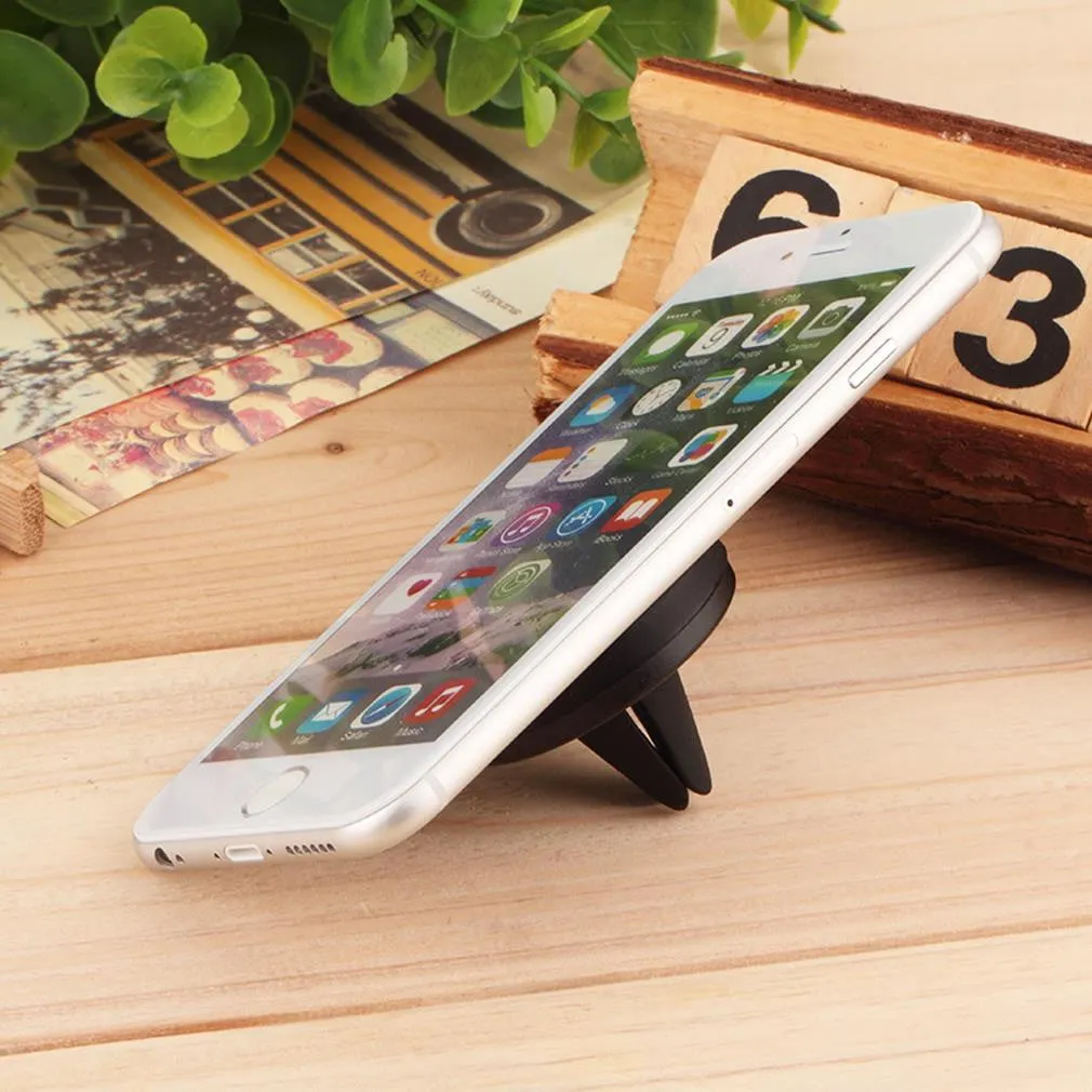 Universal Car Air Vent Mounted Magnetic Phone Holder - Phone Desk Stand