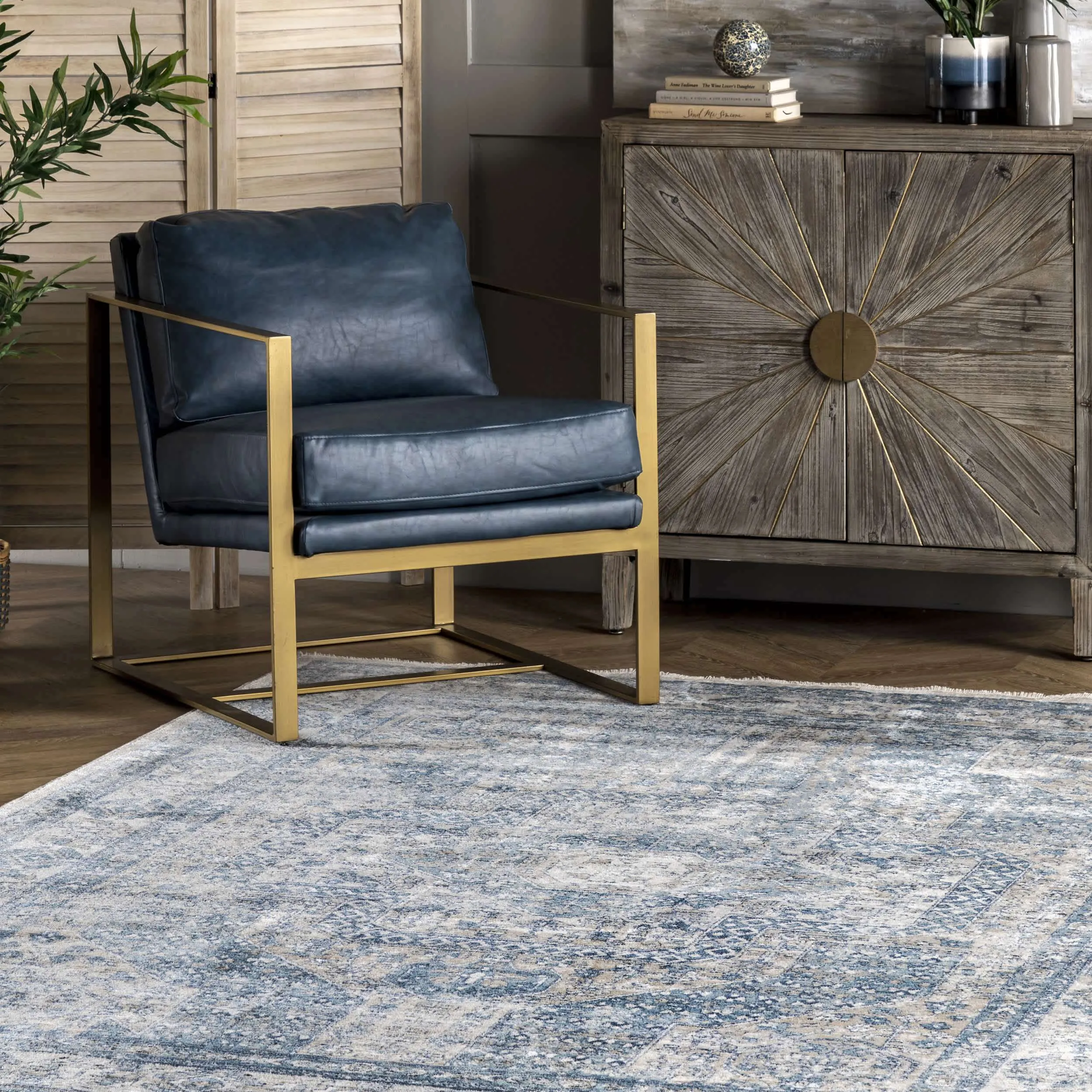 Westlyn Faded Medallion Area Rug