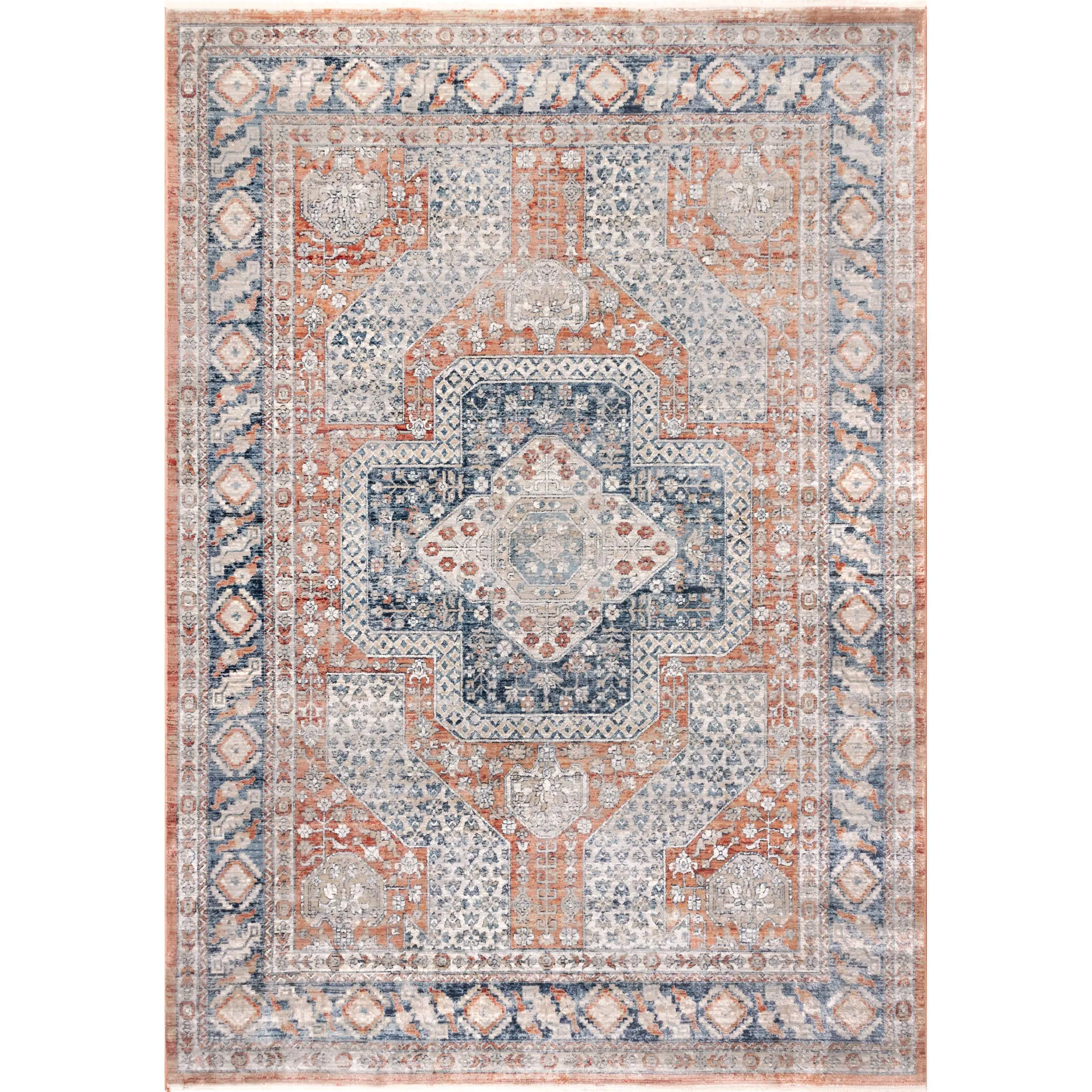 Westlyn Faded Medallion Area Rug