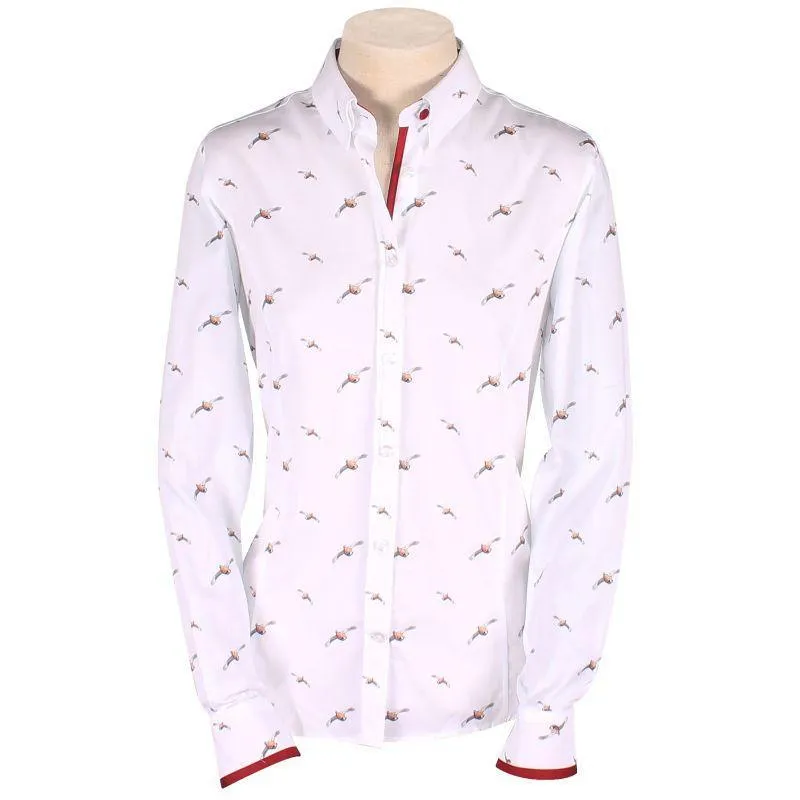 William Powell Ladies Partridge Shirt - White