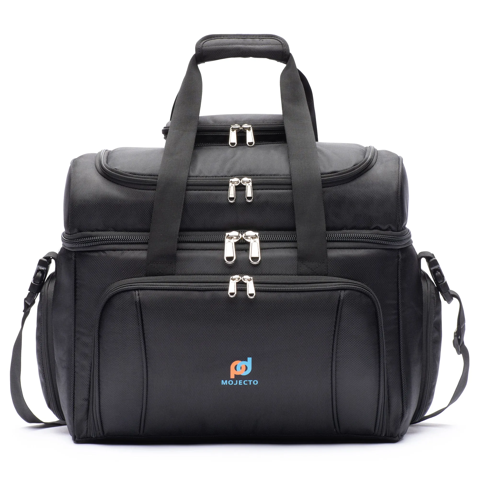 XXX-Large Cooler Bag (17x14x10 In). Two Insulated Compartment, Heavy Duty Fabric, Durable Zippers.