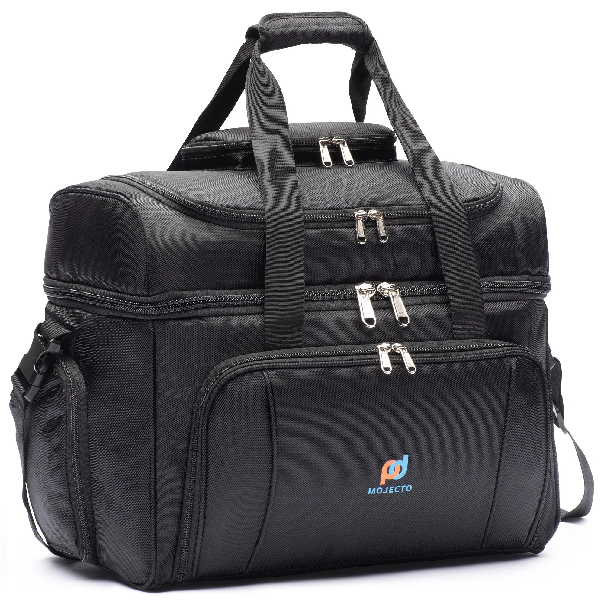 XXX-Large Cooler Bag (17x14x10 In). Two Insulated Compartment, Heavy Duty Fabric, Durable Zippers.