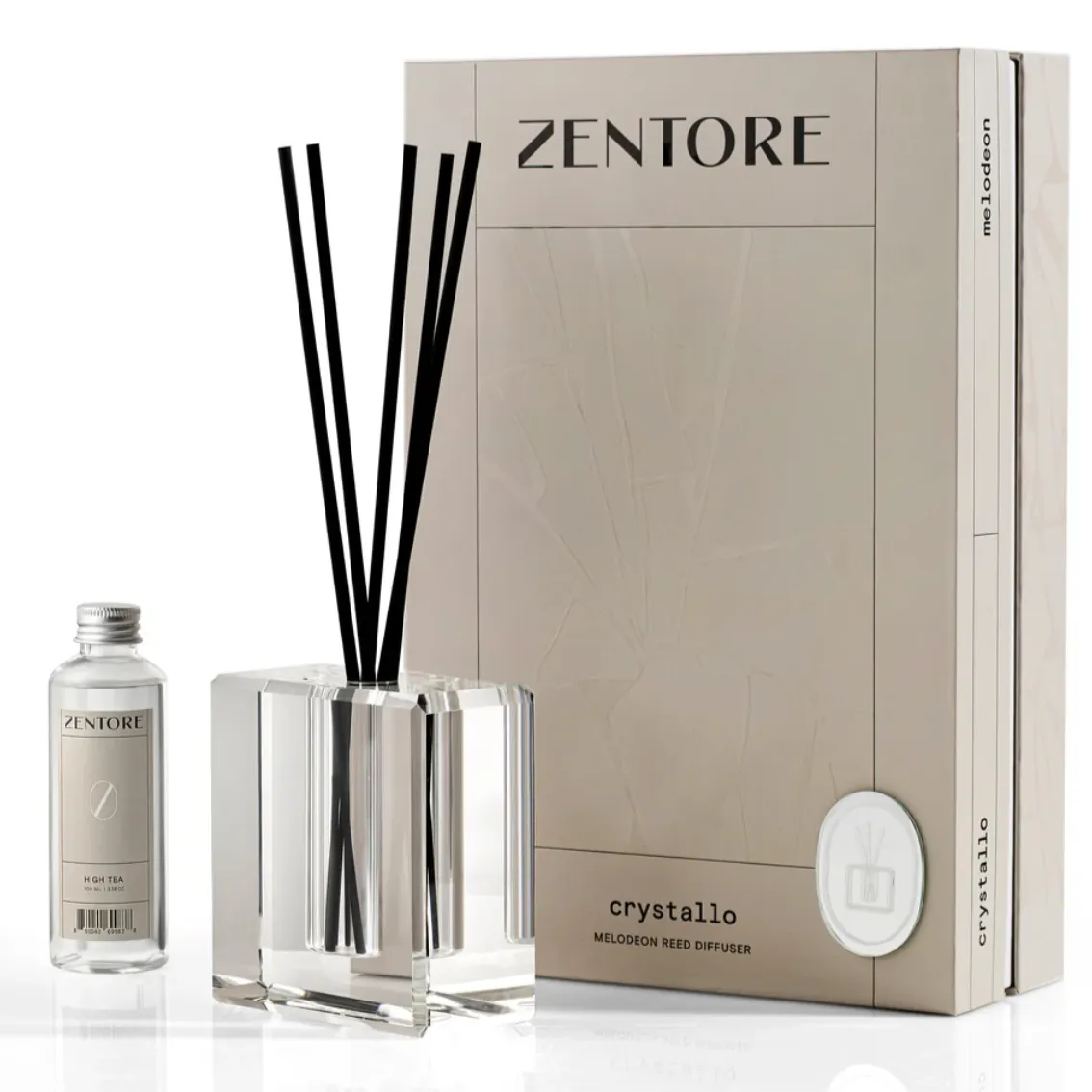 Zentore Crystallo Melodeon Reed Diffuser – 4oz. – Bubbly Glory