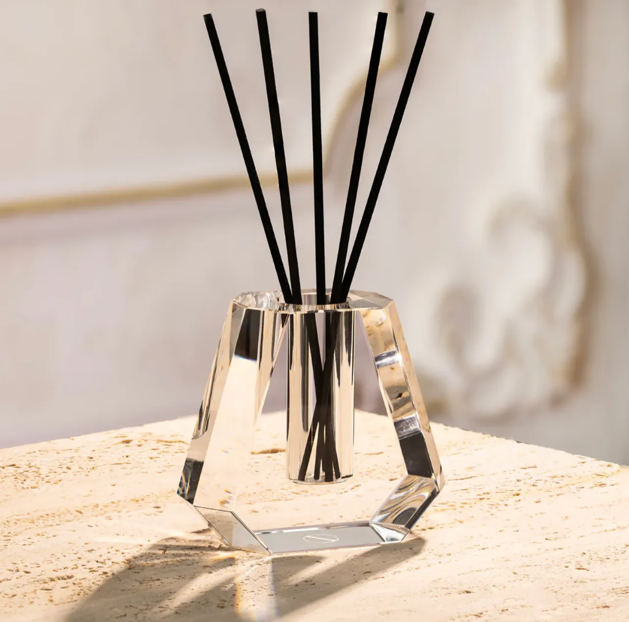 Zentore Crystallo Prism Reed Diffuser – 4oz. – Bubbly Glory