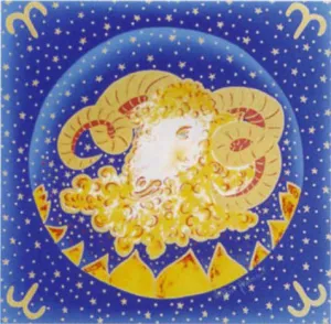 Zodiac Lithograph - Aries